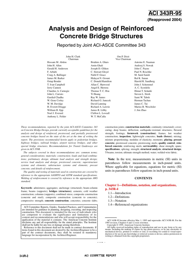 Analysis and Design of Reinforced Concrete Bridge Structures | PDF