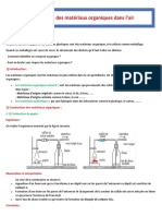 La Combustion Des Materiaux Organiques - 3 AC PDF