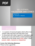 GEC E L2 Valuation and Ethics