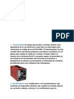 Catálogo de Equipo Utilizado para Soldadura Por Arco Eléctrico SMAW