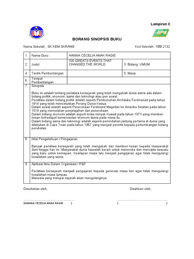 Sinopsis Bacaan Buku Splkpm