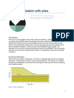 Slope Stabilization with Piles