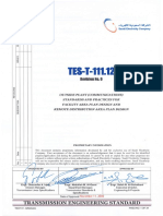 Tes-T-111-12-R0-Outside Plant (Communications) Standarts and Practices For Facility Area Plan Design and Remote Distribution Area Plan Design