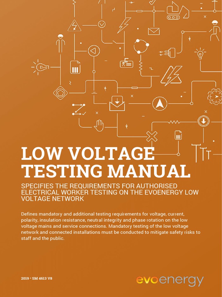 Low Voltage Testing Manual SM4613 PDF PDF Electrical Wiring