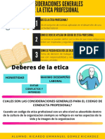 La Etica profesional infografia 