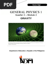 General Physics 1: Gravity