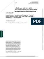 Rheumatology corrigendum on statin use and joint replacement