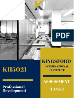KII5021 Professional Development Assessment Task 1