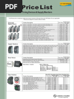 Price List: Timing Devices & Supply Monitors