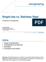 Single-Use vs. Stainless Steel: A Planner's Perspective