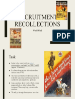 Recruitment Recollections - Enlistment