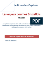 Les Enjeux Pour Les Bruxellois