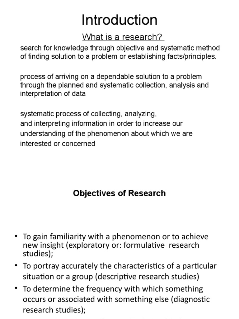 Understanding Research: Objectives & Methods | PDF | Tanzania | Causality