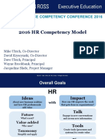 Ulrich, D., Younger, J., Brockbank, W., and Ulrich M. (2012) - The New HR Competencies, Business Partnering From The Outside-In