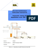 Use and Maintenance Instruction Manual For Automatic Sweep-Off Depalletiser Mod. UNI 700