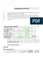 Cast-in-place Pile and Column Design Based on ACI 318