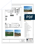 Layout do canteiro de obras com detalhes das instalações