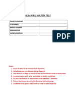 Fire Watch Training | PDF | Fires | Fire Safety