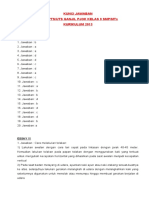 9 - Kunci Jawaban Soal PTS PJOK Kelas 9 Semester 1