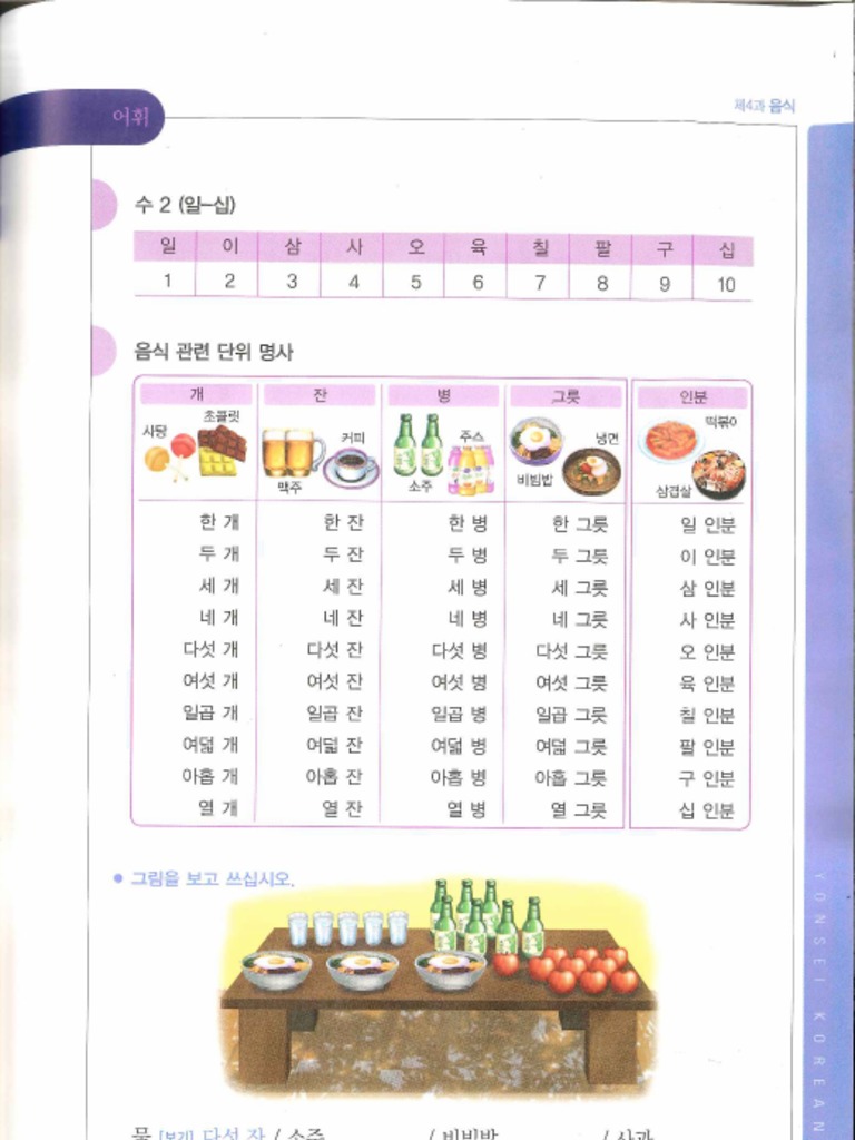 단위 명사 (Más ejemplos) | PDF
