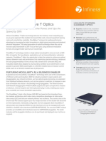 Infinera Cloudwave T Optics: Doubles The Density, Halves The Power, and Ups The Speed by 50%