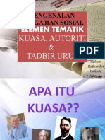 Kuasa, Autoriti Dan Tadbir Urus