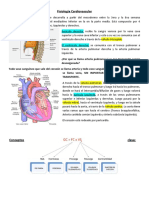 Fisiología cardiovascular: ciclo cardiaco, estructura y función del corazón