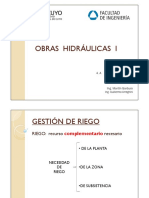 Gestión de riego: recursos y administración