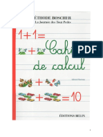 Boscher Cahier de Calcul