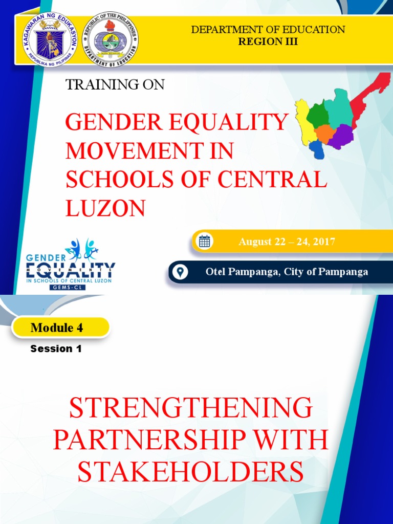 Gender Equality Training for Schools | PDF | Psychological Concepts ...