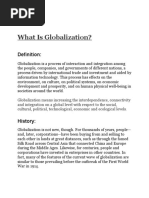 What Is Globalization?: Definition