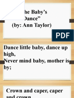 " The Baby's Dance" (By: Ann Taylor)