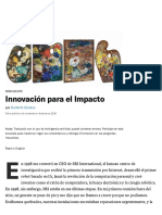 Innovation for Impact