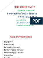 SCIENTIFIC OBJECTIVITY - Presentation - Research