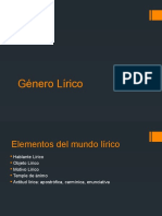 Género Lírico