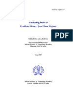 Analyzing Data of Pradhan Mantri Jan Dhan Yojana