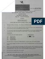 CSEC Technical Drawing June 2011 P1 PDF