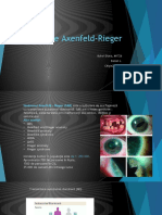 Axenfeld Rieger Sindrom medicina, genetica, Axenfeld-Rieger syndrome  la limba română, medicina, genetica