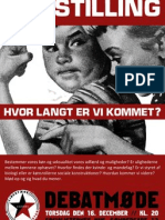 Plakat for møde om ligestilling - LS-Aalborg
