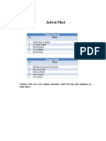 Jadwal Piket Posko