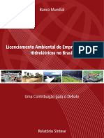 WORLD BANK Licenciamento Ambiental de Empreendimentos Hidreletricos No Brasil PDF