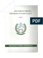 Khyber Pakhtunkhwa Drinking Water Policy