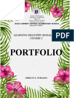 Portfolio: Learning Delivery Modalities Course 2