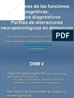 Alteraciones de las funciones cognitivas. Criterios diagnósticos. Perfiles de alteraciones nps en demencias.pdf