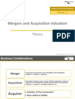 Merger and Acquistions Theory