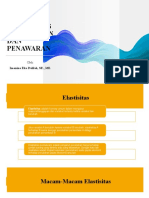 Bab 3 Elastisitas Permintaan Dan Penawaran