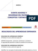 Evento Adverso. Conceptos y Definiciones