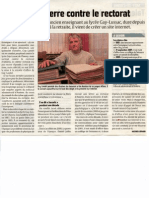 Article du journal Le Courrier Picard du 15 janvier 2011