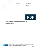 Regulations For The Awarding of Scholarships: Decision DNR: 27-2011-419