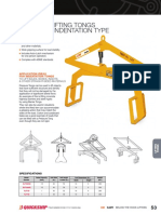 Bale Lifting Tongs Standard Indentation Type:) Quickship